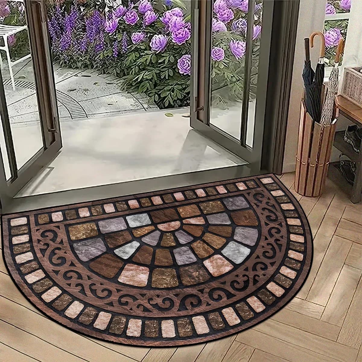 tapis rond maison du monde