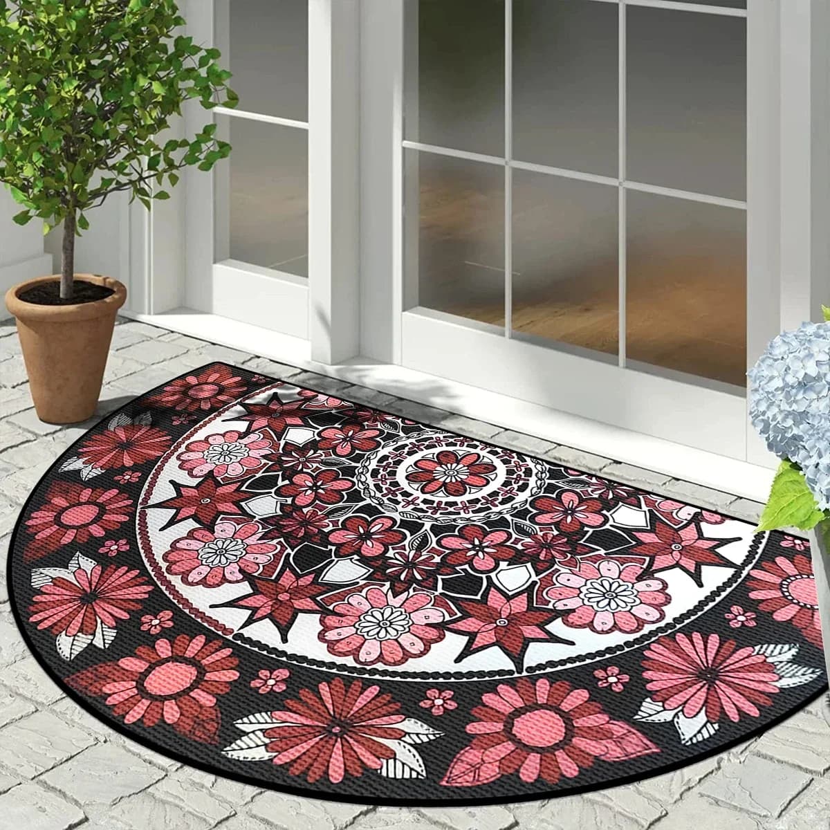 tapis fleuri maison du monde